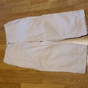 Horny Toad baby pink corduroy cropped pants sz 10
